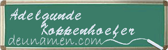 Adelgunde Koppenhoefer Visitenkarte